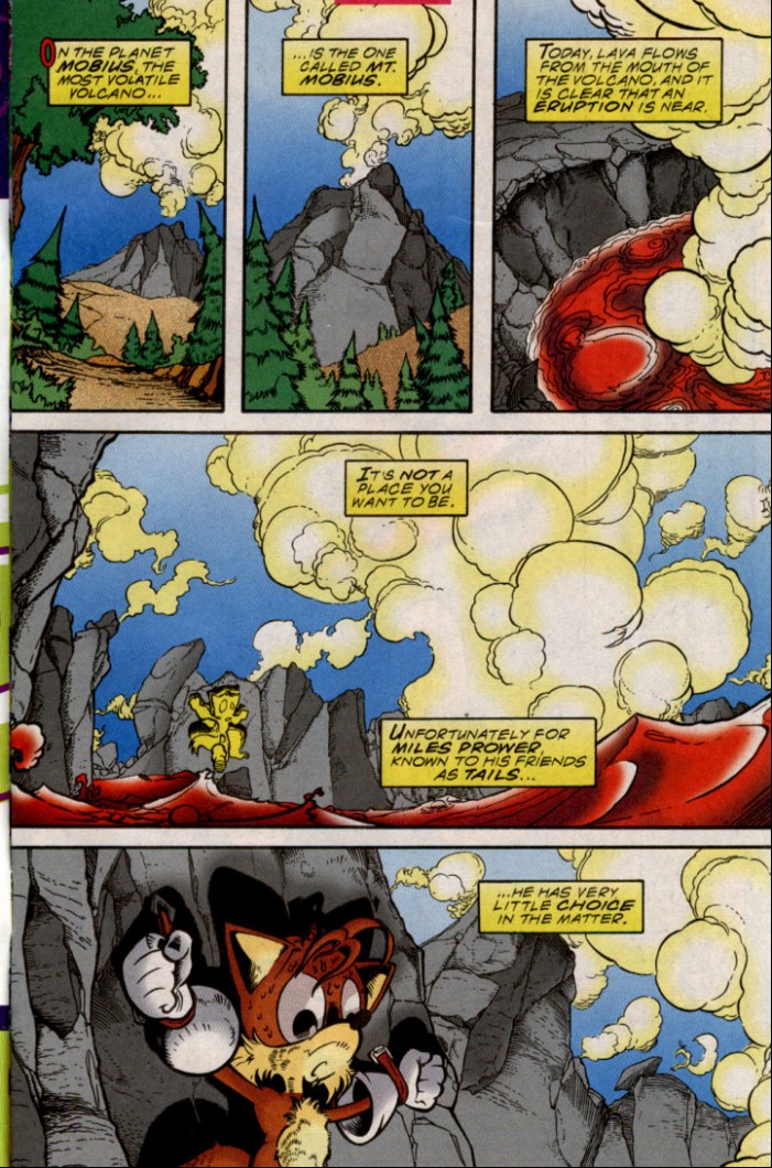 Sonic - Archie Adventure Series October 2000 Page 1